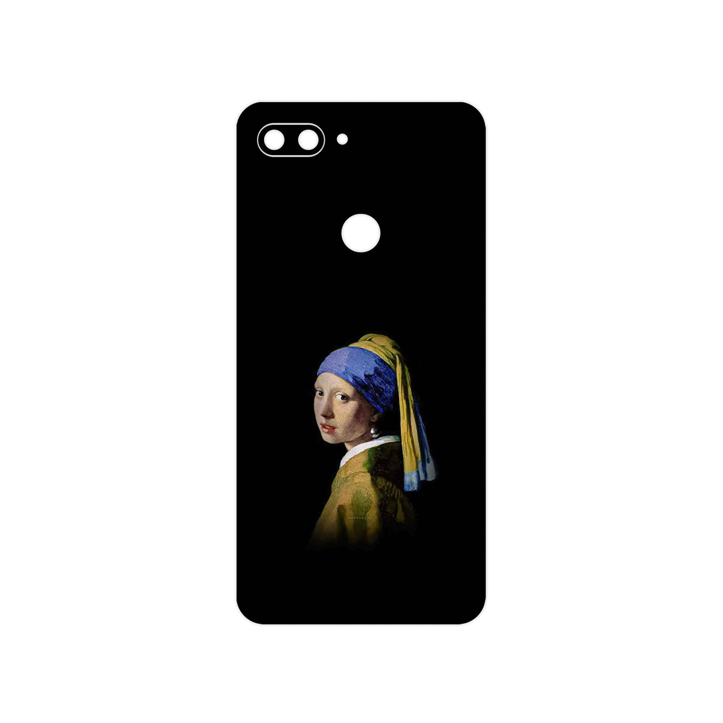 برچسب پوششی ماهوت مدل Girl with a Pearl Earring of Vermeer مناسب برای گوشی موبایل شیائومی Mi 8 Lite