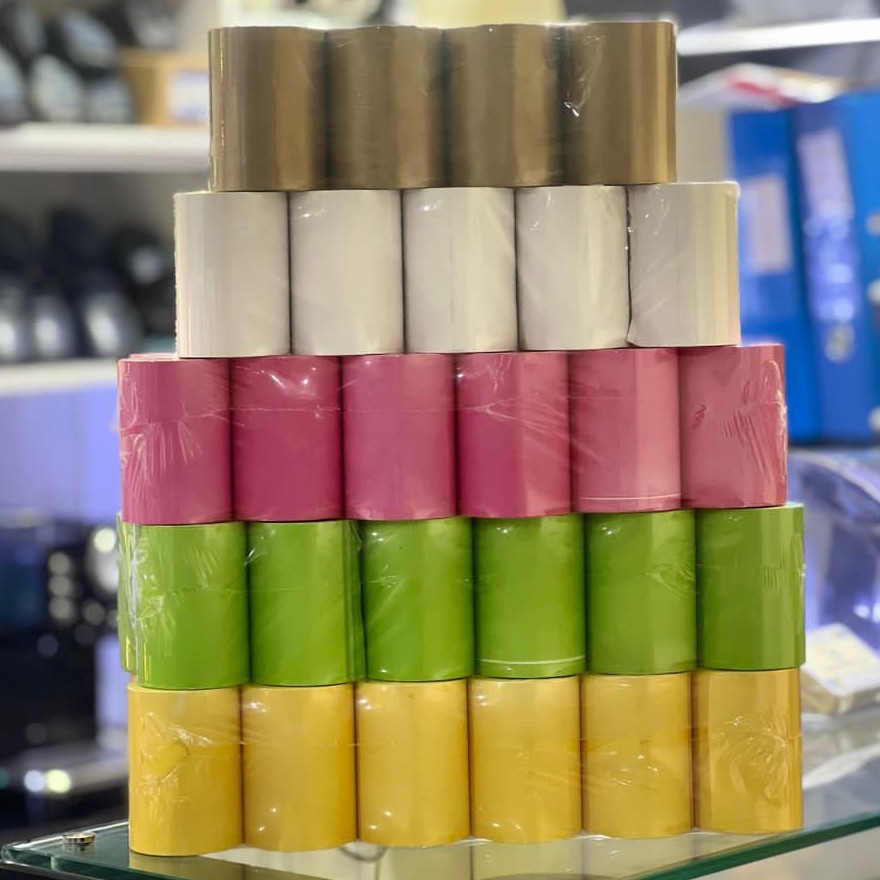 رول حرارتی رنگی مخصوص فیش پرینتر حرارتی