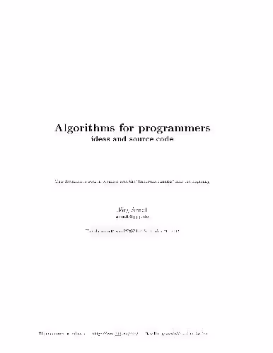 خرید و دانلود نسخه کامل کتاب Algorithms for programmers. Ideas and source code
