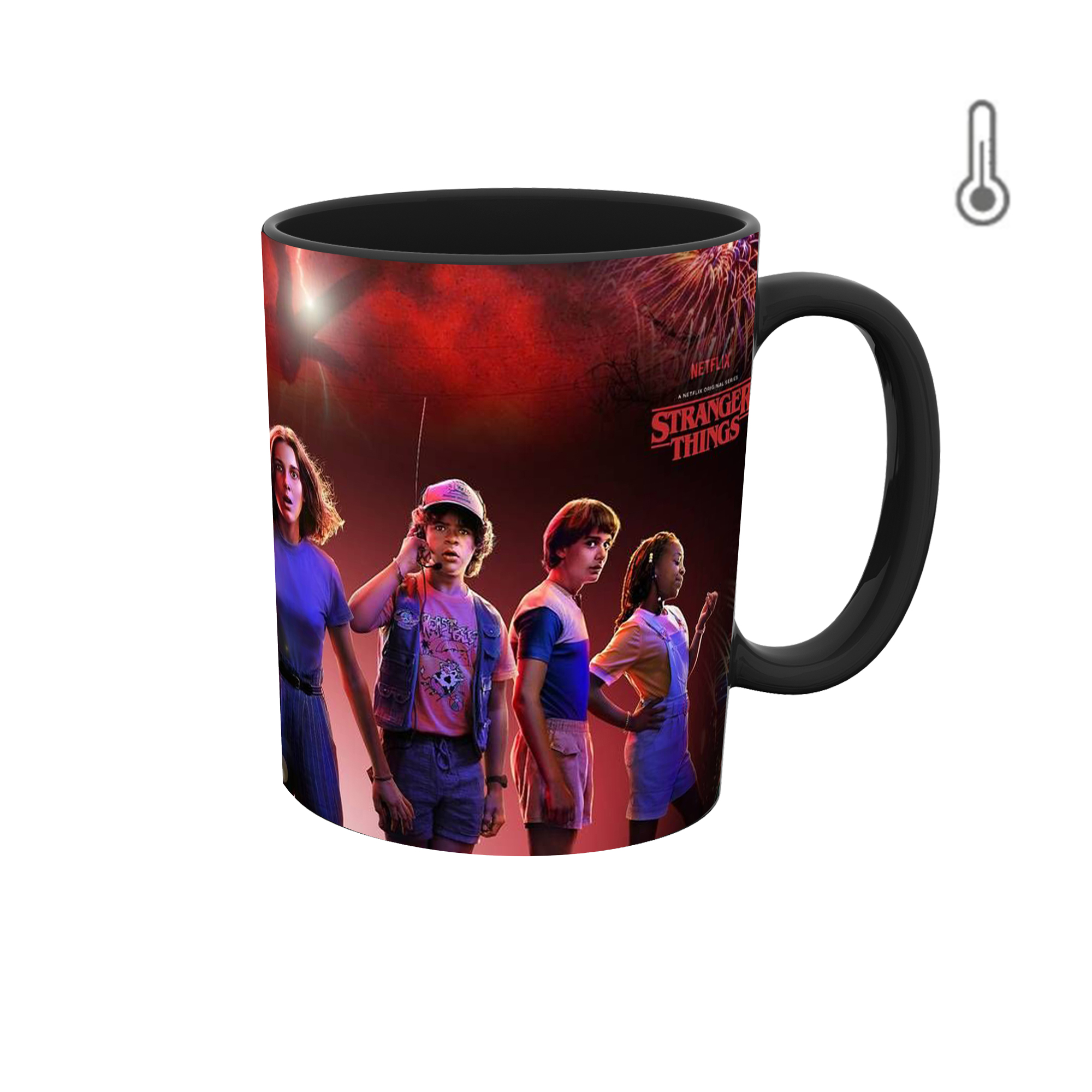 ماگ حرارتی طرح سریال چیز های عجیب