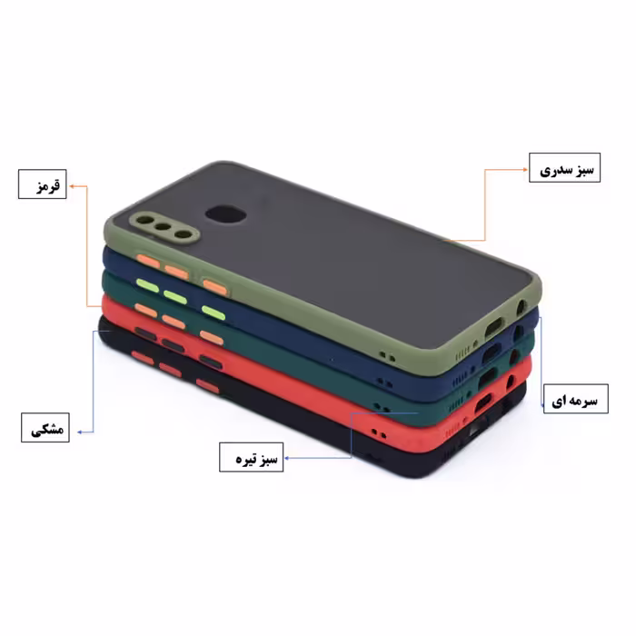 کاور قاب تک مدل سیلیکونی مناسب برای گوشی موبایل سامسونگ Galaxy A22 4G