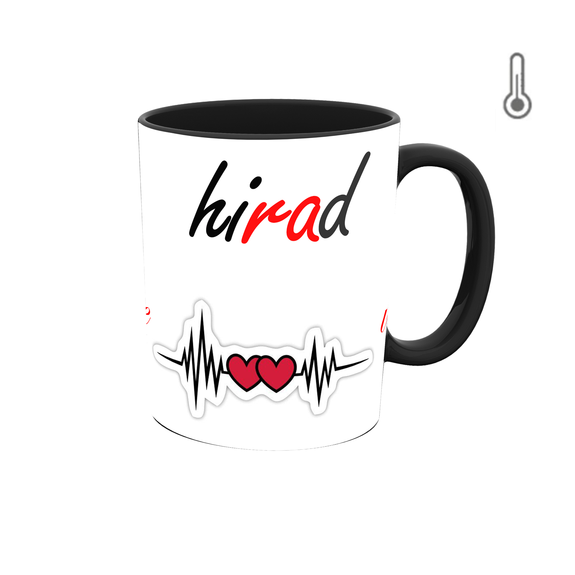 ماگ حرارتی طرح اسم هیراد