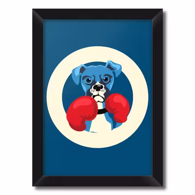 تابلو فنچ آرت طرح Boxer Dog کد GPH283-F
