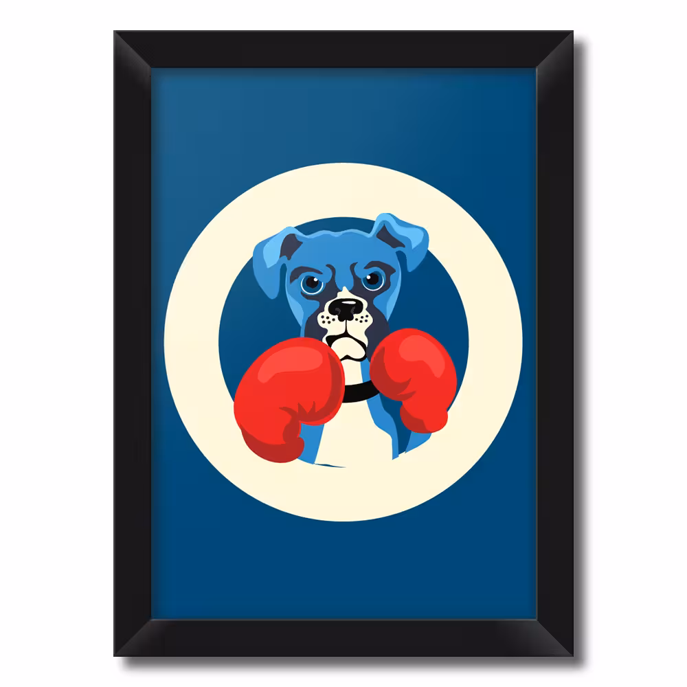 تابلو فنچ آرت طرح Boxer Dog کد GPH283-F