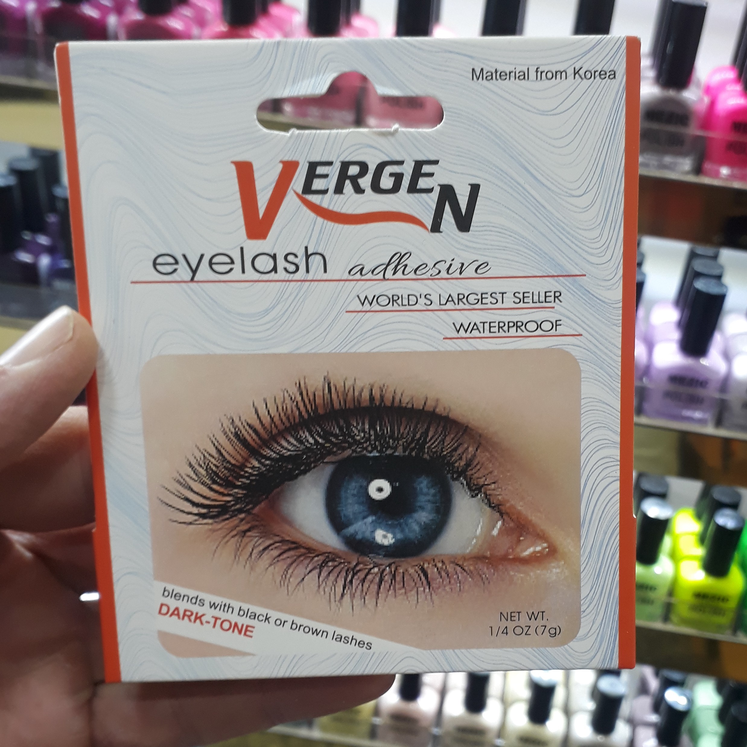 چسب مژه ساخت کشور کره جنوبی(برند ورژن)