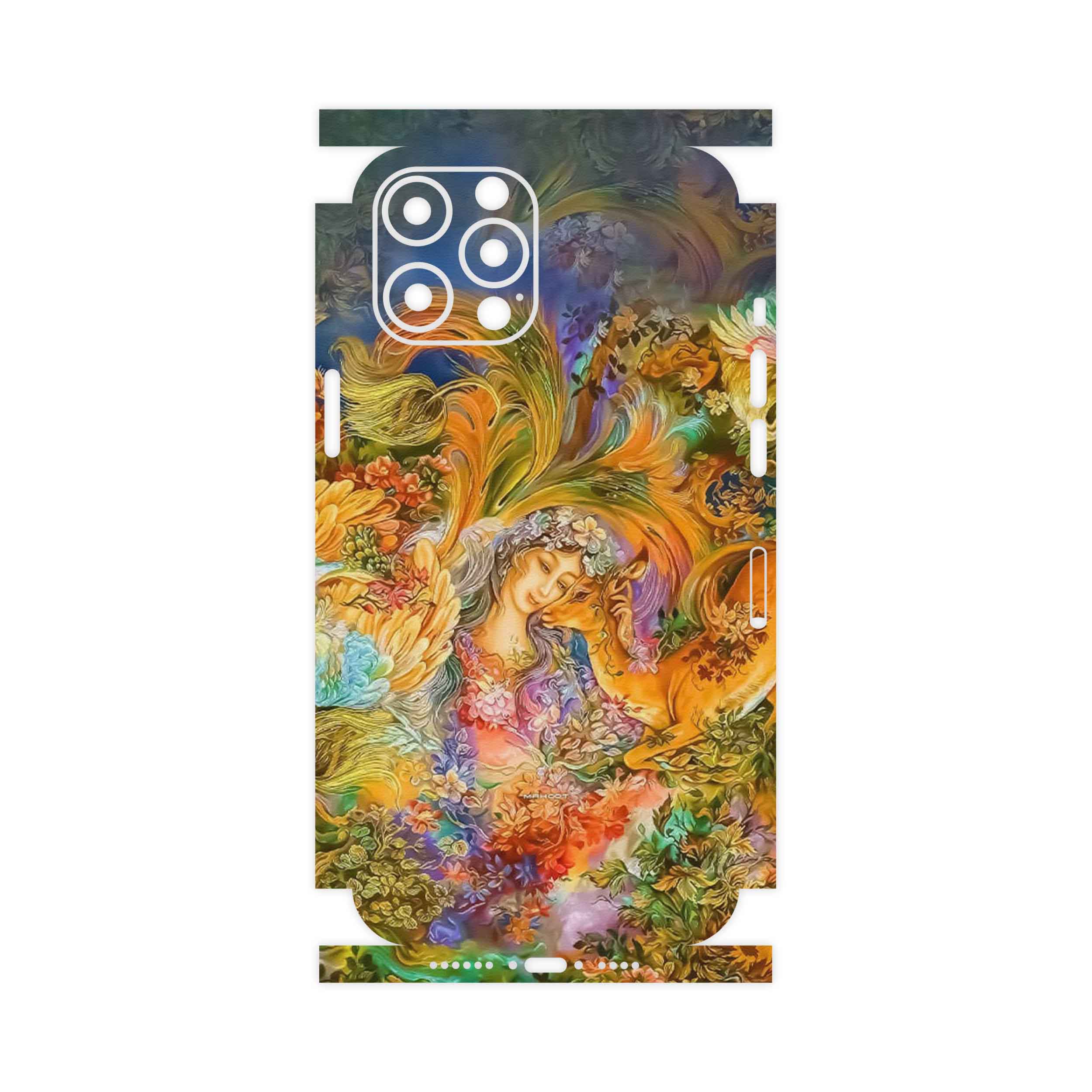 برچسب پوششی ماهوت مدل Persian miniature 3-FullSkin مناسب برای گوشی موبایل اپل iPhone 12 Pro Max