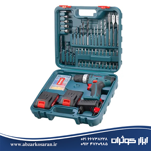 کیت دریل شارژی 53 پارچه رونیکس Ronix مدل RS-8019