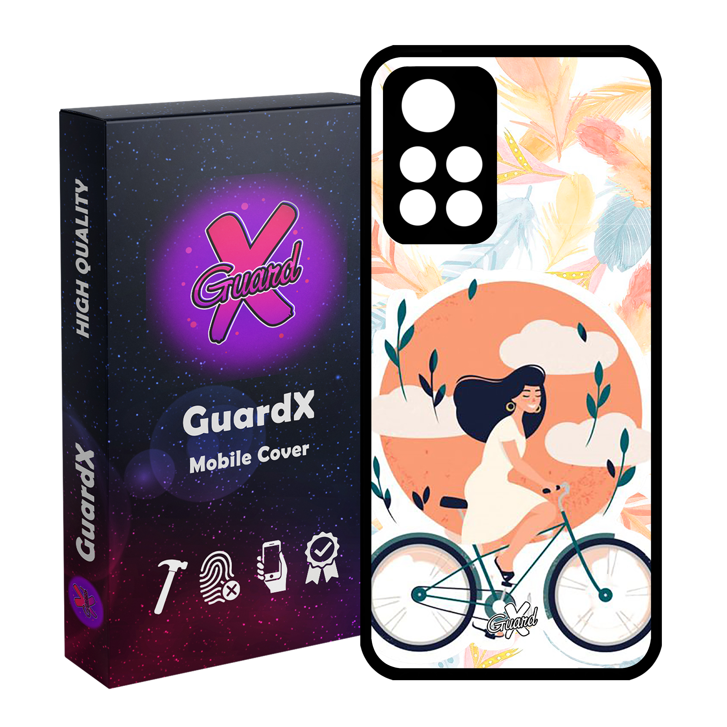 کاور گارد ایکس طرح Girl مدل Glass10340 مناسب برای گوشی موبایل شیائومی Poco M4 Pro 5G/Redmi Note 11T 5G/Redmi Note 11S 5G