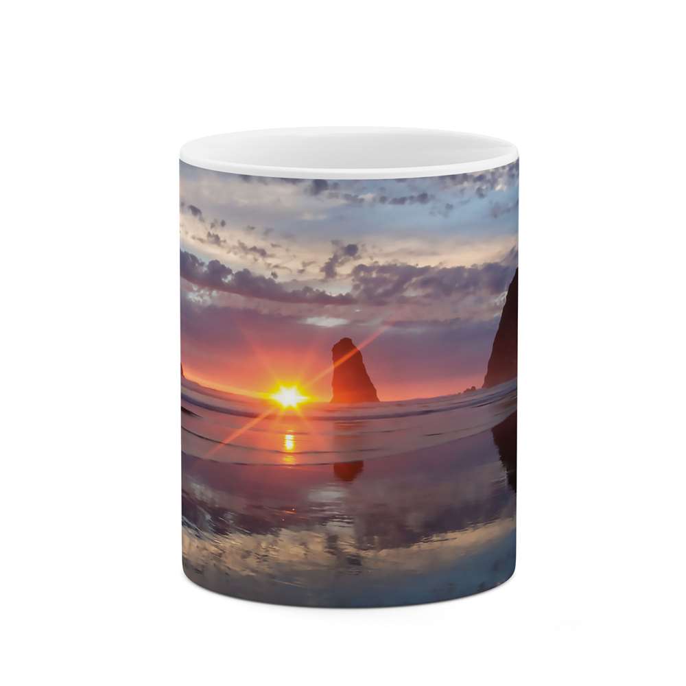 ماگ طرح غروب دریا مدل mgs06611