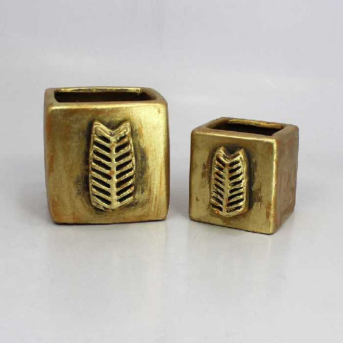 گلدان طرح cubic مجموعه 2 عددی