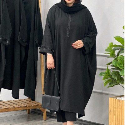 مانتو عبایی مدل ریحانه موجودی سوال شود