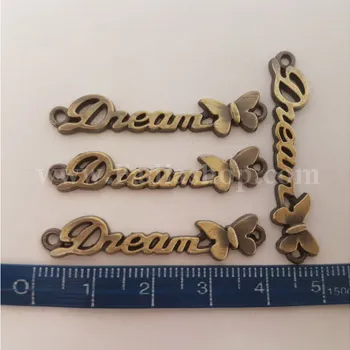 مارک فلزی پروانه کوچک زرد قلم