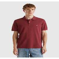 تی شرت یقه پولو قرمز مردانه آستین کوتاه مناسب United Colors of Benetton