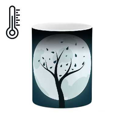 ماگ حرارتی طرح ماه و ستاره مدل mgph02614