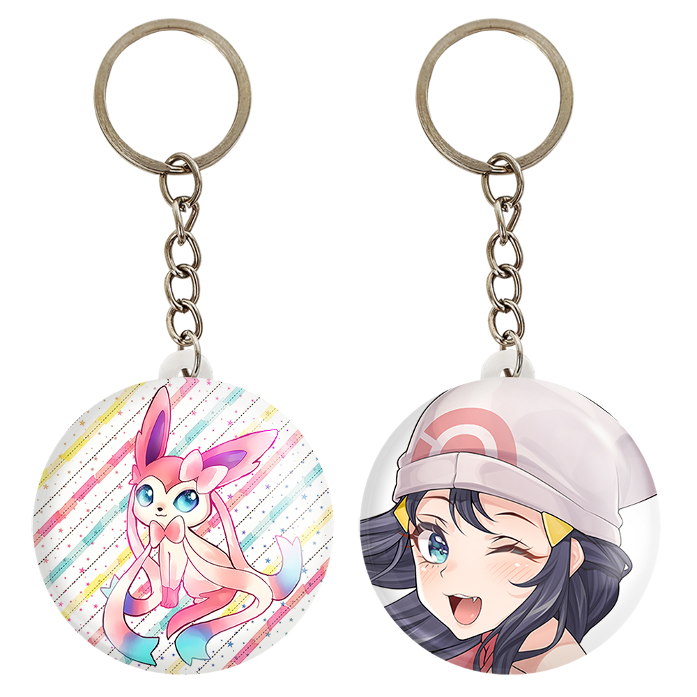 جاکلیدی خندالو مدل هیکاری و سیلوئون انیمه پوکمون کد 1734317339 مجموعه 2 عددی