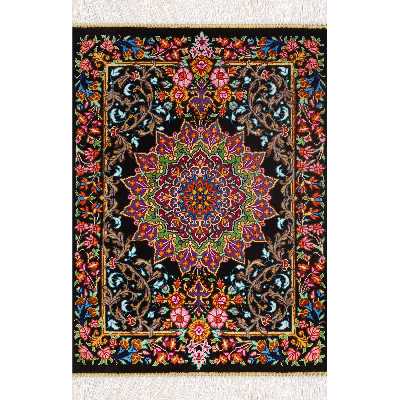 فرش دستباف نیم متری طرح ترنج کد 12