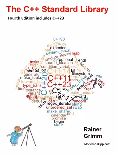 خرید و دانلود نسخه کامل کتاب The C   Standard Library: Fourth Edition includes C  23