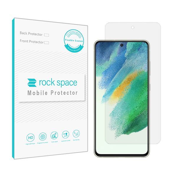 گلس سامسونگ S21 FE 5G مدل نانو هیدروژل شفاف برند راک اسپیس کد S