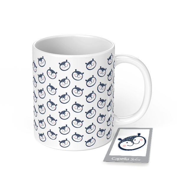 ماگ مگی مدل Bean به همراه استیکر