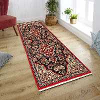 فرش دستبافت کناره طول دو متری مدل شهرضا کد a543673