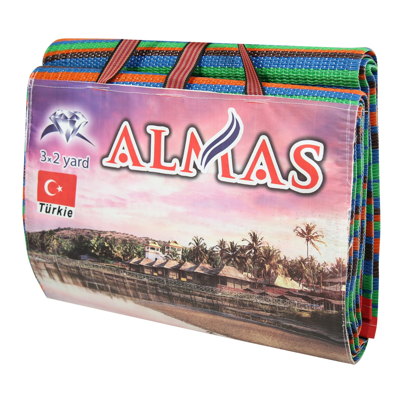 زیر انداز سفری 8 نفره الماس کد T