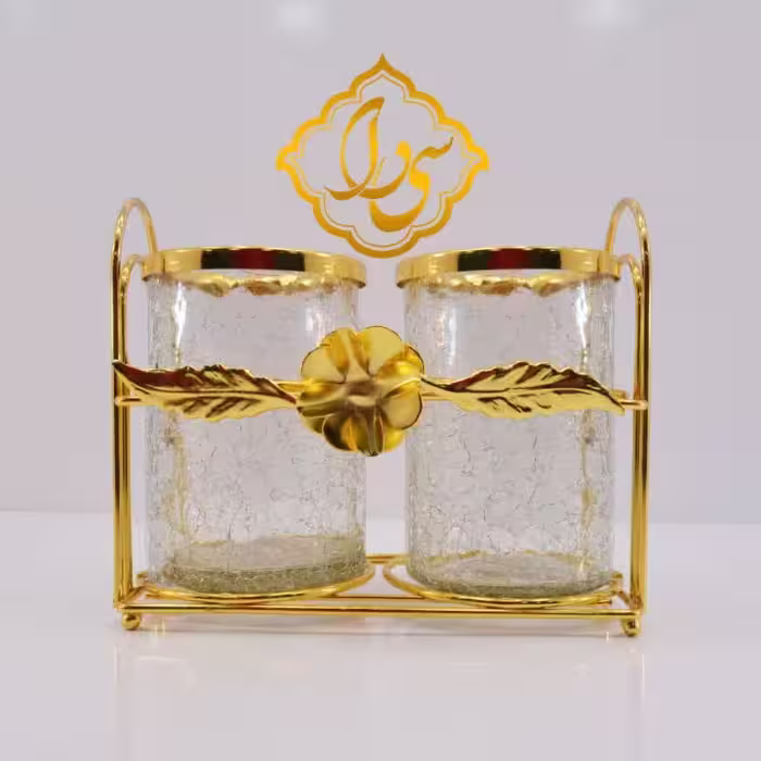 جاکاردی گلبرگ دو قلو 2 عدد ، جاقاشقی  ارسال مستقیم از کارخانه بدون واسطه