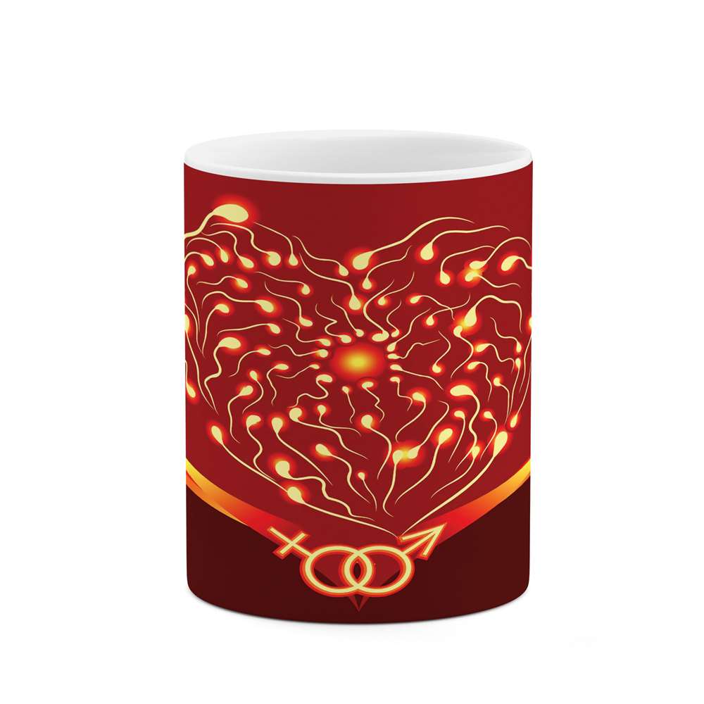 ماگ طرح قلب مدل mgs06027