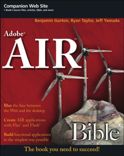 خرید و دانلود نسخه کامل کتاب Adobe AIR Bible