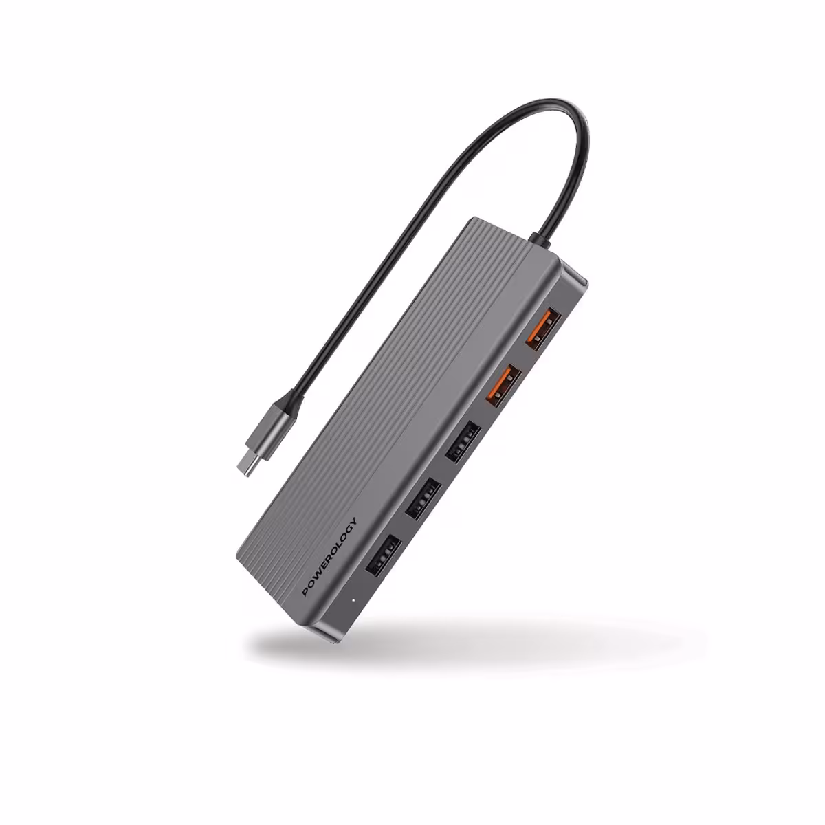هاب USB-C پاورولوجی 12 پورت مدل P121HBCGY