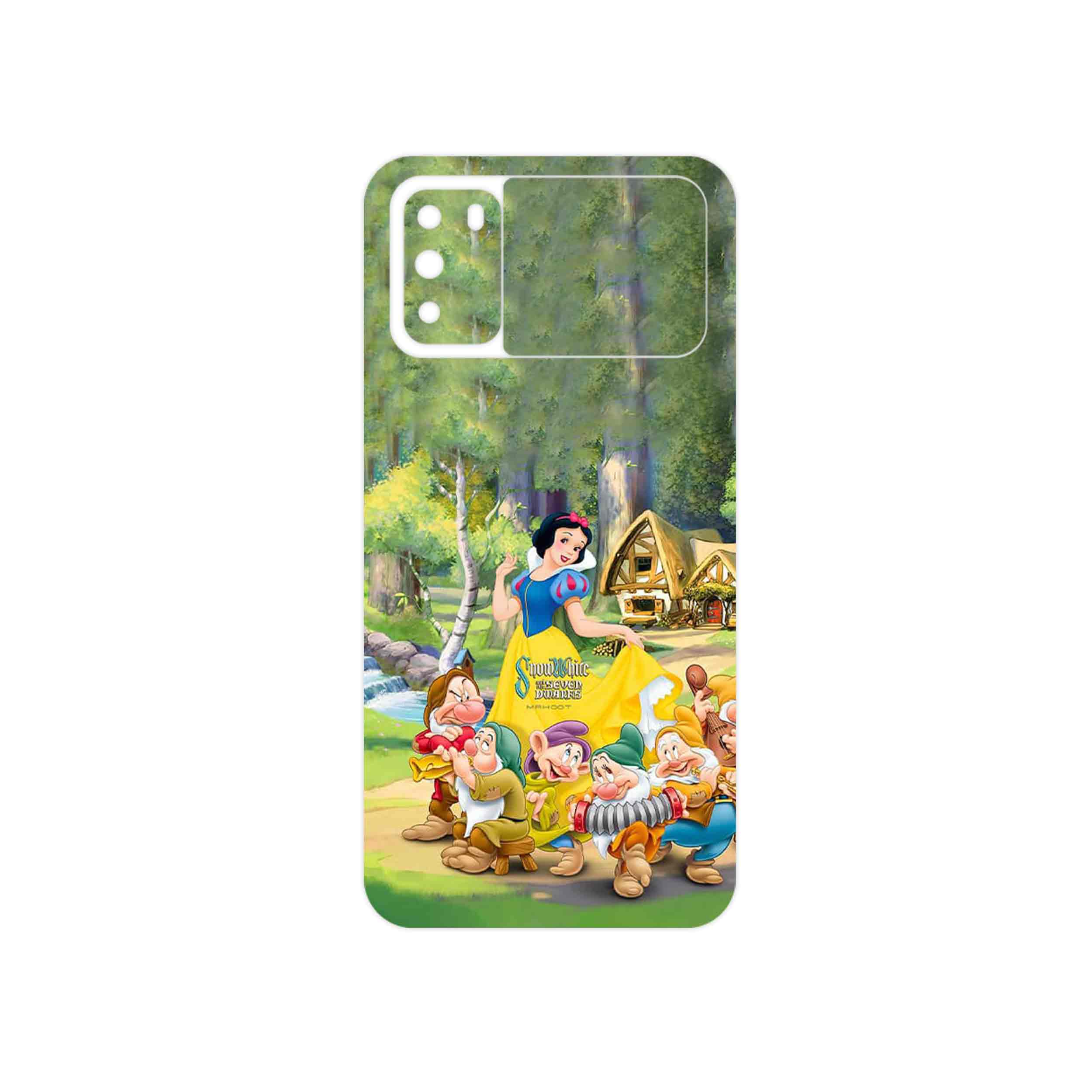 برچسب پوششی ماهوت مدل Snow White مناسب برای گوشی موبایل شیائومی Poco M3
