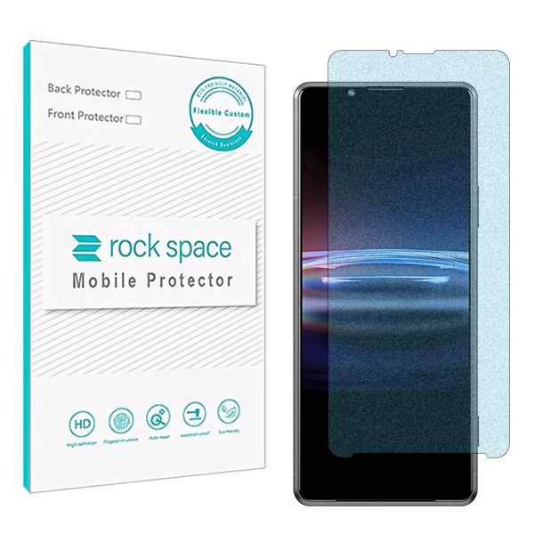 گلس سونی Xperia Pro-I (اکسپریا پرو آی سونی) مدل نانو هیدروژل مات آنتی بلو برند راک اسپیس کد S