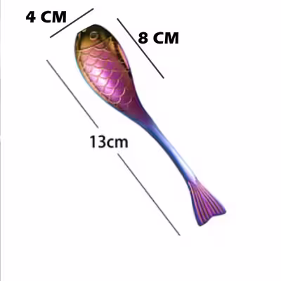 قاشق آجیل خوری مدل Fish کد 00574
