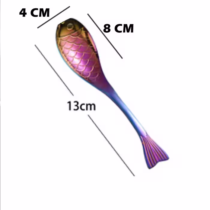 قاشق آجیل خوری مدل Fish کد 00574