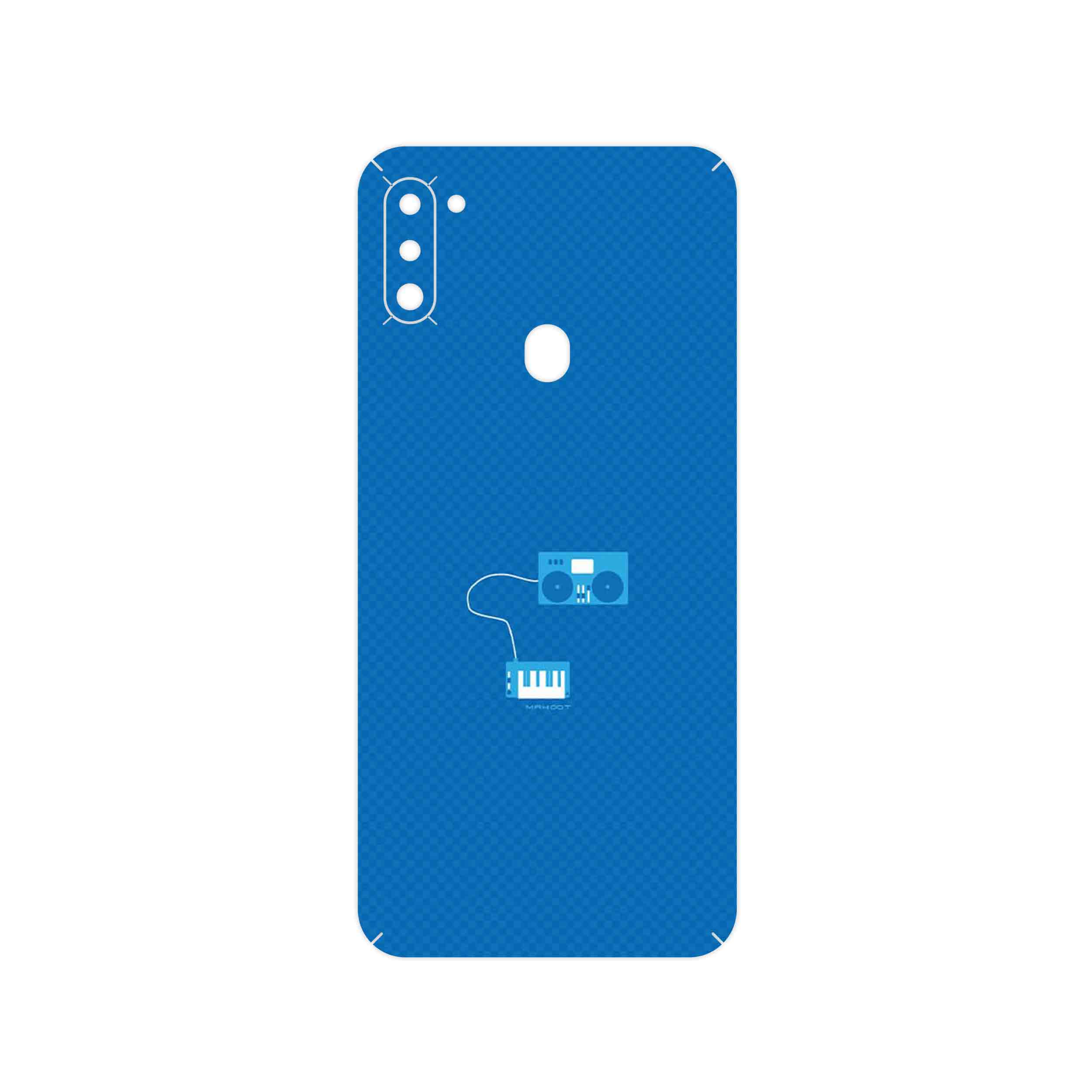 برچسب پوششی ماهوت مدل Minimal DJ Icon مناسب برای گوشی موبایل سامسونگ Galaxy A11
