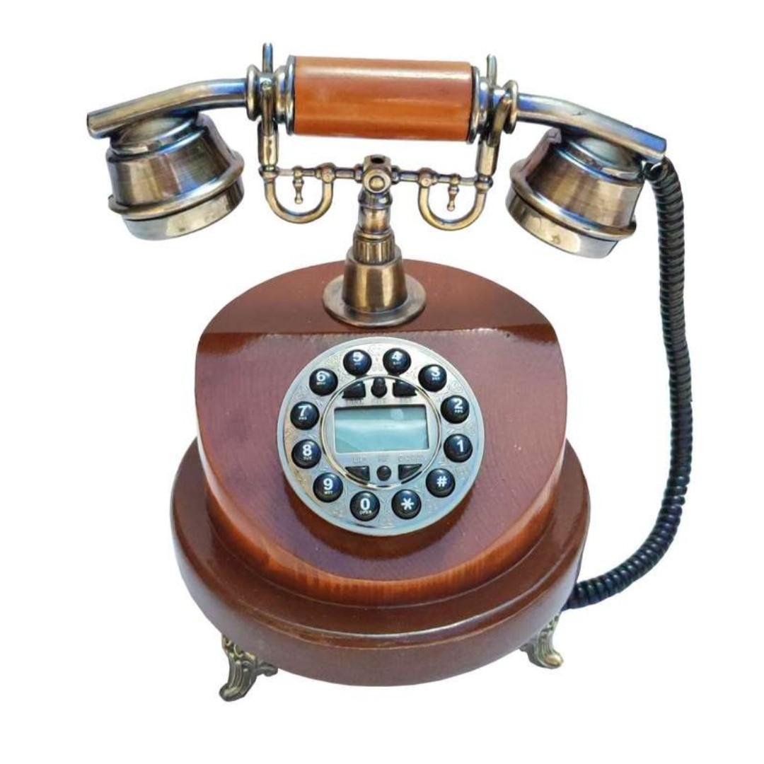 تلفن کلاسیک چوبی