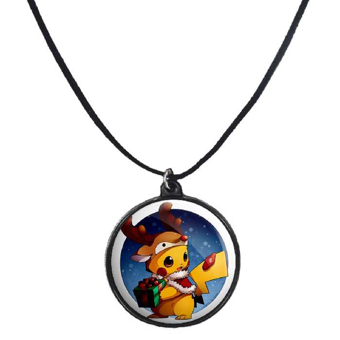 گردنبند پرمانه طرح pokemon کد pmb.25187 مدل دو طرفه