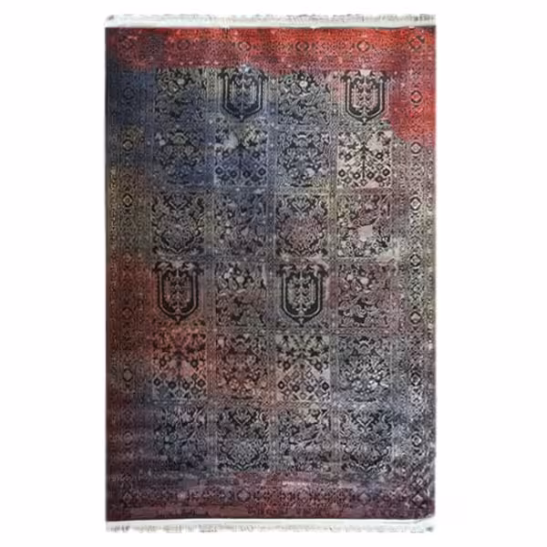 فرش ماشینی طرح وینتیج کد L8