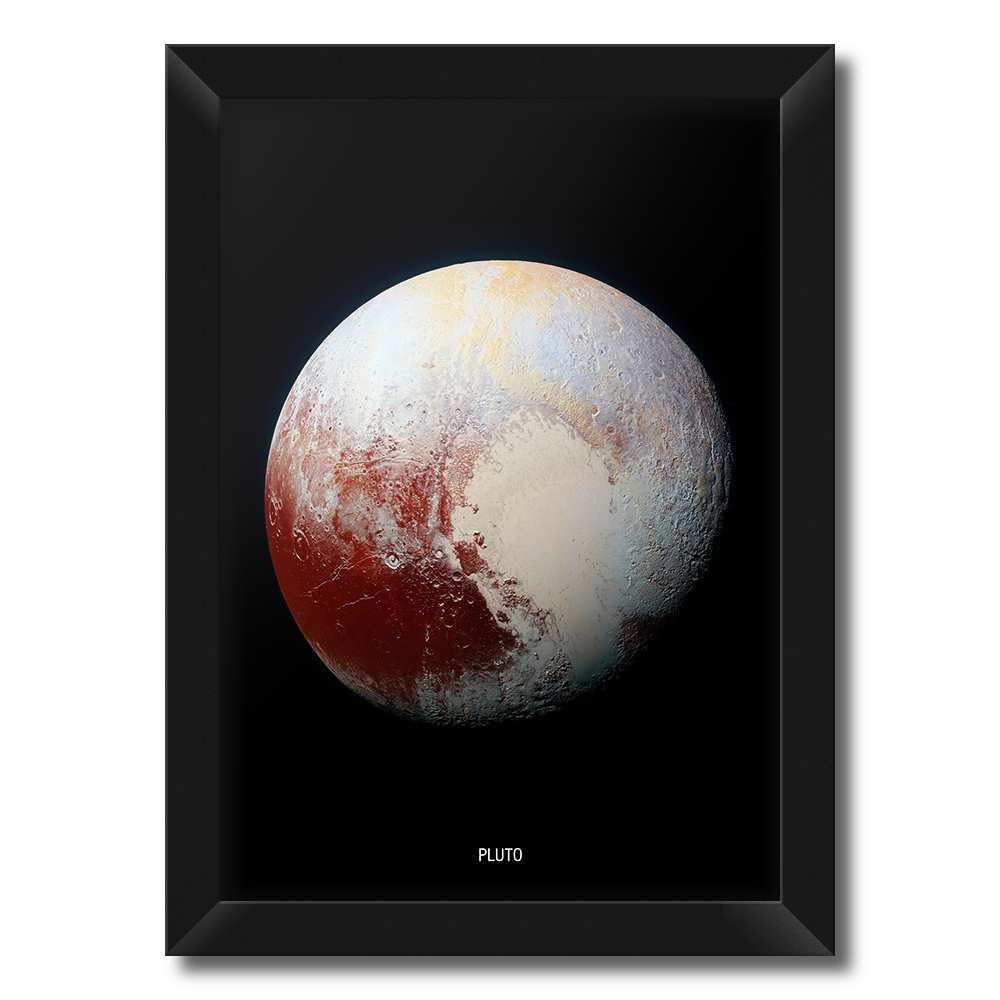 تابلو فنچ آرت طرح سیاره پلوتون کد SKY112
