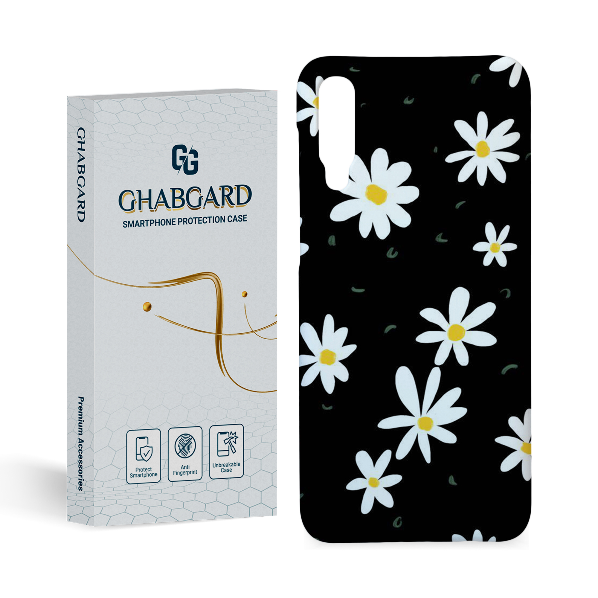 کاور قاب گارد مدل گل مناسب برای گوشی موبایل سامسونگ  galaxy a50/ a30s/ a50s