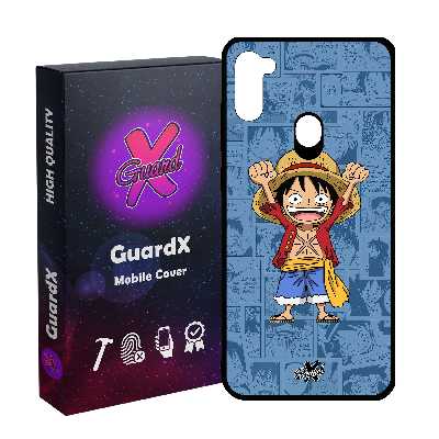 کاور گارد ایکس طرح One Piece Luffy Anime مدل Glass10464 مناسب برای گوشی موبایل سامسونگ Galaxy A11/M11