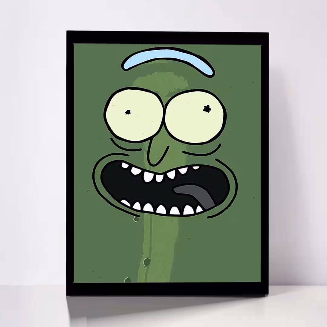 تابلو مدل Rick &amp; Morty کد F-1040
