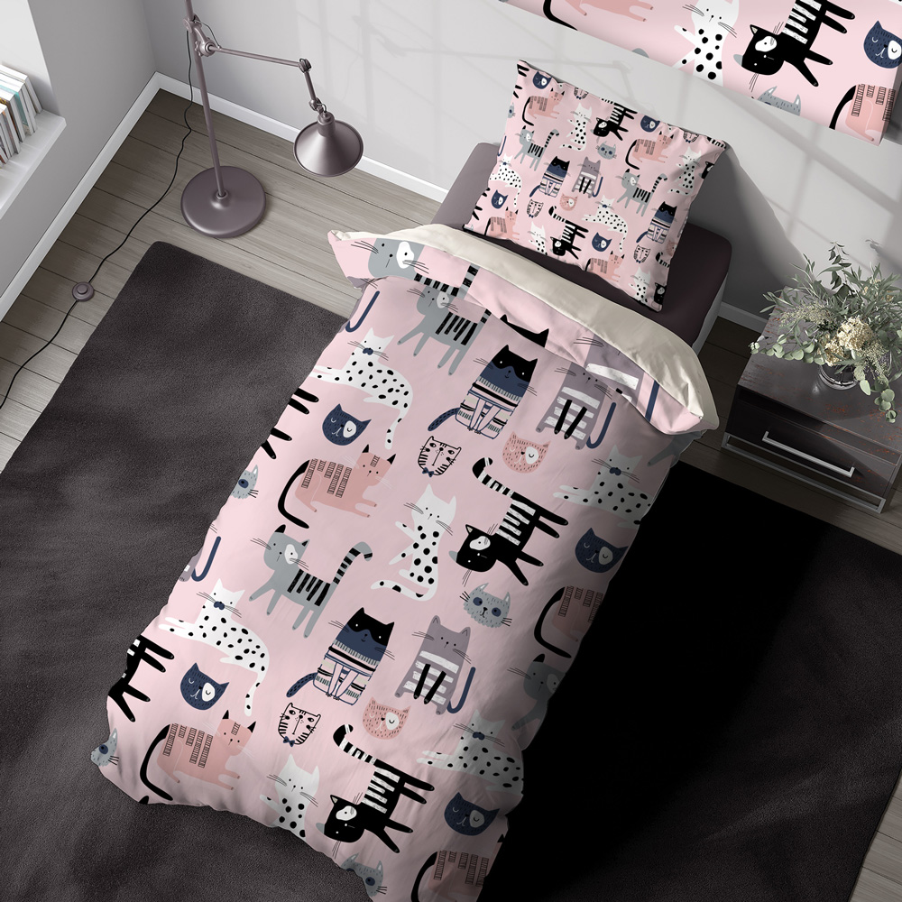 روتختی تکنفره بچگانه طرح گربه ای SM-28601