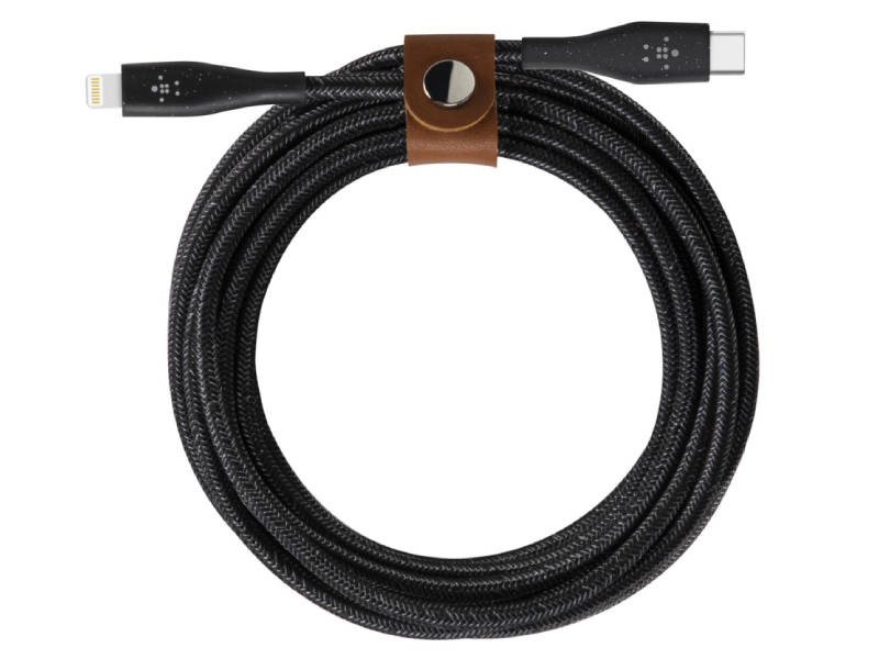 کابل فست شارژ Type-C به Lightning بلکین مدل F8J343bt05-BLK به طول 3 متر