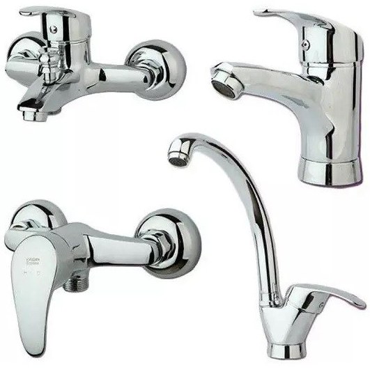 ست شیرآلات 4 تکه برند راسان مدل درسا