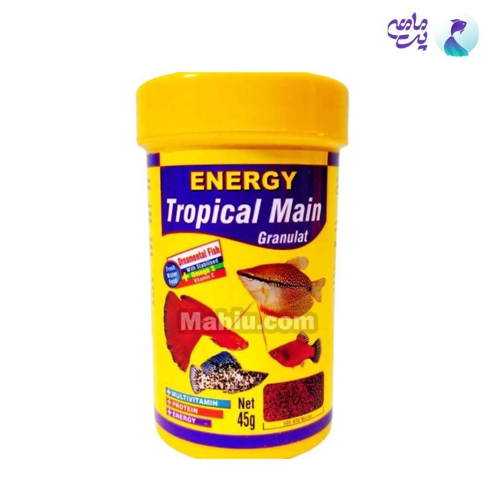 غذای ماهی انرژی تروپیکال مین گرانول Tropical Main Granulat (100 گرم)