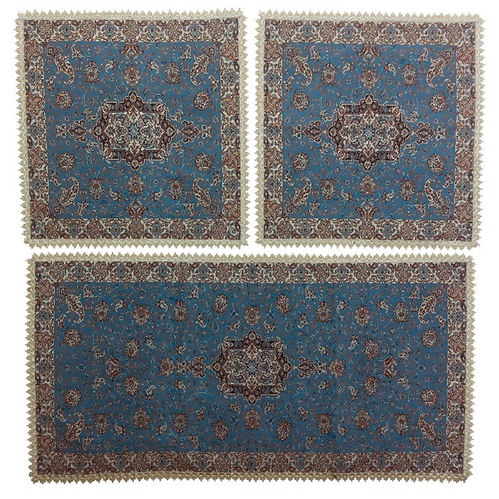 ست 3 تکه رومیزی ترمه کد SET14