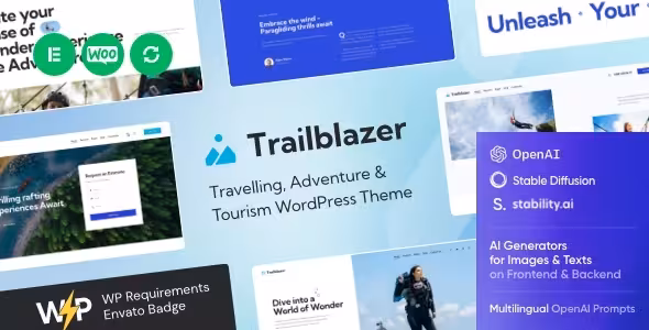 دانلود قالب سفر و گردشگری Trailblazer برای وردپرس
