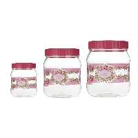 بانکه مدل گلدار بسته 3 عددی