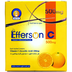 ساشه افرسان سی 500 میلی گرم بهشاد دارو