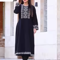 پیراهن مانتویی شهلا                                        
